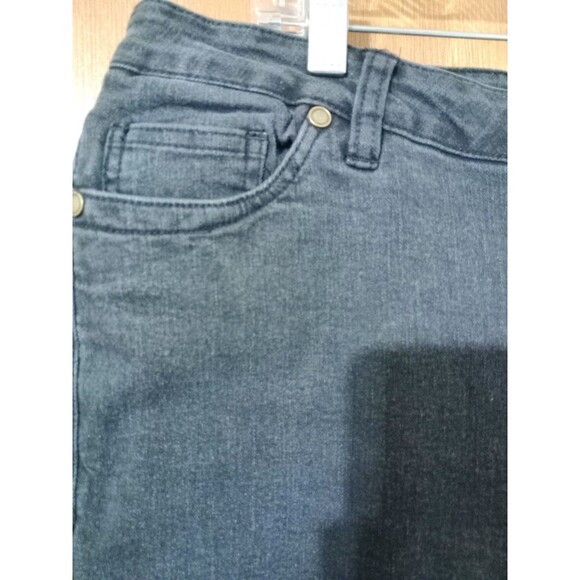 Denim 24/7 Black Jeans Sz 18W Tall 5 Pocket Stretch 12" High Rise GUC - Picture 4 of 7